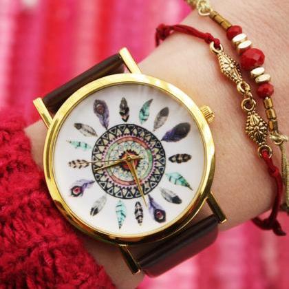 Indian vintage style girl watch