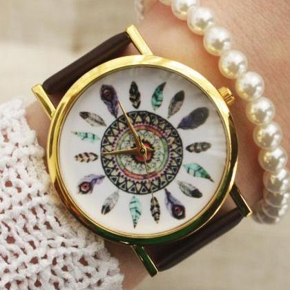 Indian vintage style girl watch