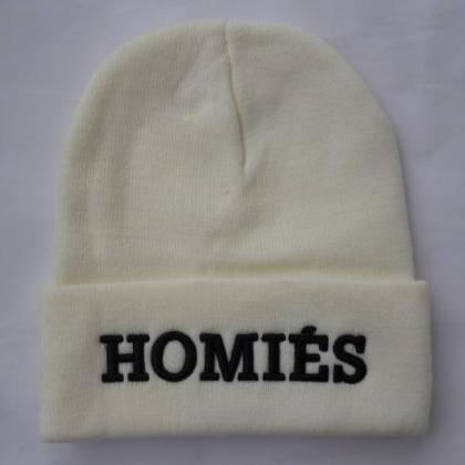 Homies Print Winter Cotton Girl Hat
