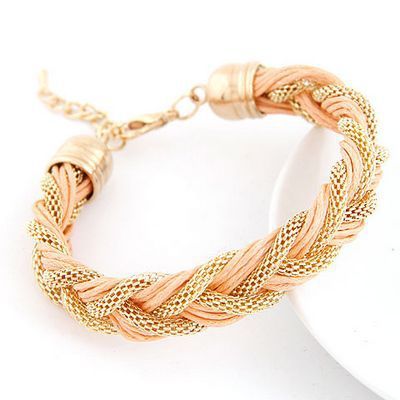 Dress Jewelry Fashion Pink Rope Woman Accessories..