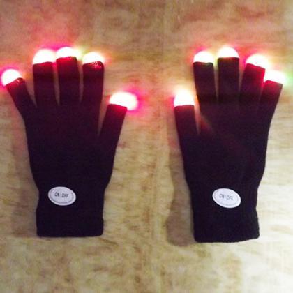 Light Led Gloves Gloving Party Unisex Finger Light..