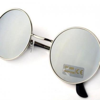 Fashion Round Gray Lenses Girl Sunglasses