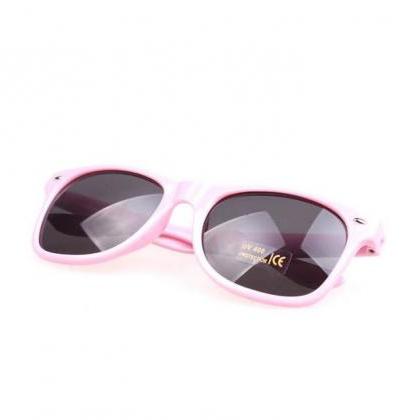 Summer Wayfarer Beach Club Pink Retro Sunglasses