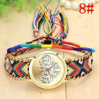 Summer Time Casual Cloth Strap Party Girl Watch