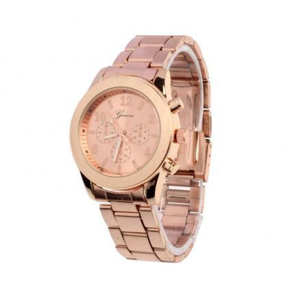 Stainless Steel Fashion Dress Rose Gold Woman..