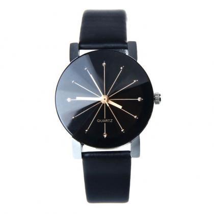 Dress Unisex Black One Color Luxury Fashion Watch