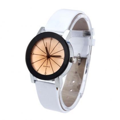 Dress Unisex White One Color Luxury Fashion Watch