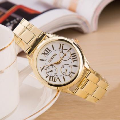 Dress Unisex Steel Classy Fashion White Watch