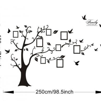 Family Tree Large Photo Picture Frame Removable..