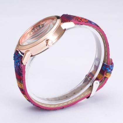 Boho Fashion Colorful Elephant Case Wrist Watch