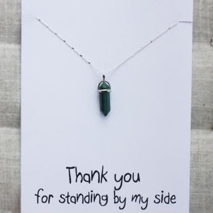 Thank You For Standing By My Side Gift Pendant..