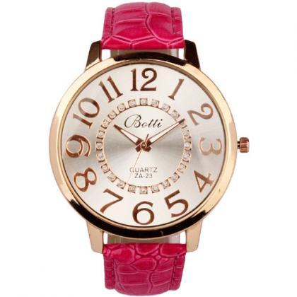 Luxury Ladies Wristwatches Royal Gold Crystal..