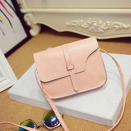 Messenger Shoulder Pink Fashion Long Shoulder Bag..