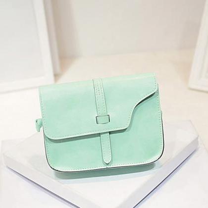 Messenger Shoulder Green Fashion Long Shoulder Bag..