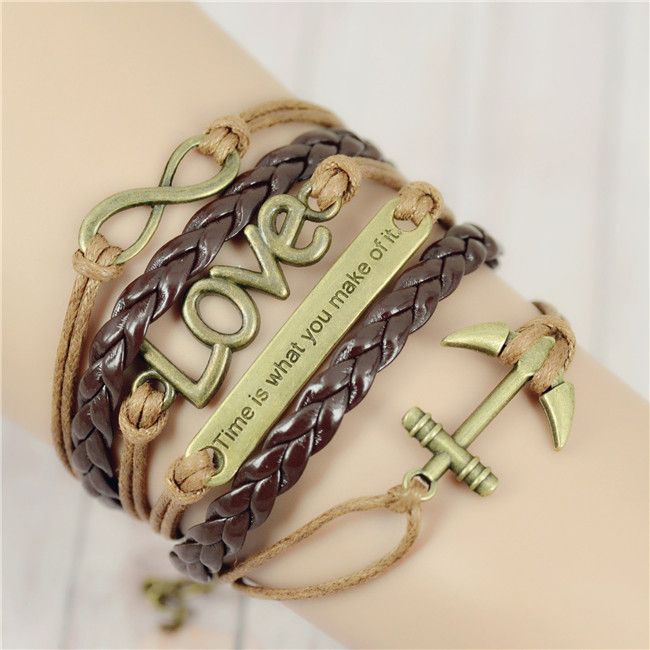Time Is What You Make Of It Inspiration Girl Bracelet