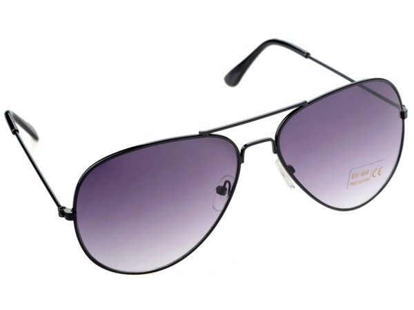 Pilot Fashion Summer Sun Protector Unisex Black Sunglasses