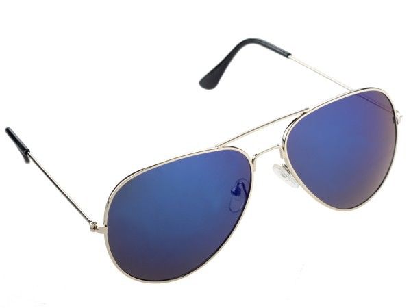 Pilot Fashion Summer Sun Blue Lenses Protector Unisex Sunglasses