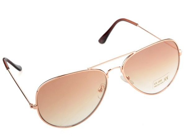 Pilot Fashion Summer Sun Brown Lenses Protector Unisex Sunglasses