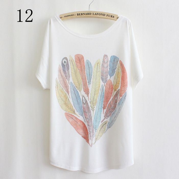 Heart From Leaves Gift Summer Top Girl Tee