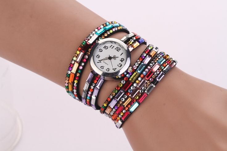 Colorful Music Concert Party Girl Watch