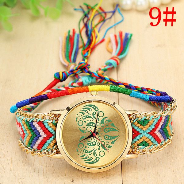 Colorful Cloth Band Fashion Spring Girl Watch