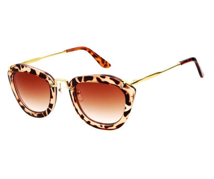 Fashion Retro Cat Eye Summer Leopard Accessory Sunglasses