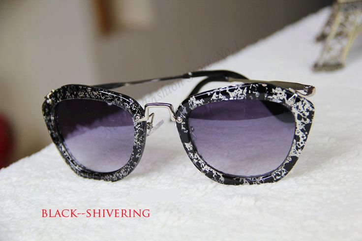 Fashion Retro Cat Eye Summer Black- Shivering Accessory Sunglasses