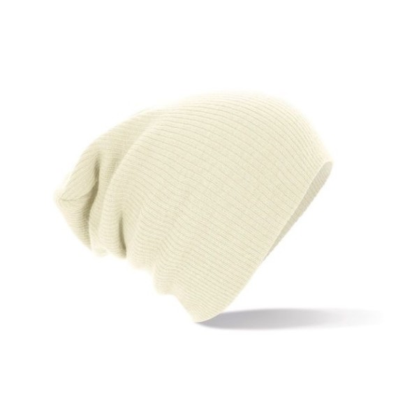 Winter Unisex White Color Warm Knitted Hat