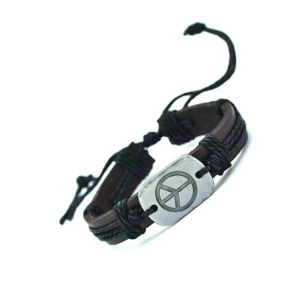 Hippie Fashion Festival Vintage Unisex Black Bracelet