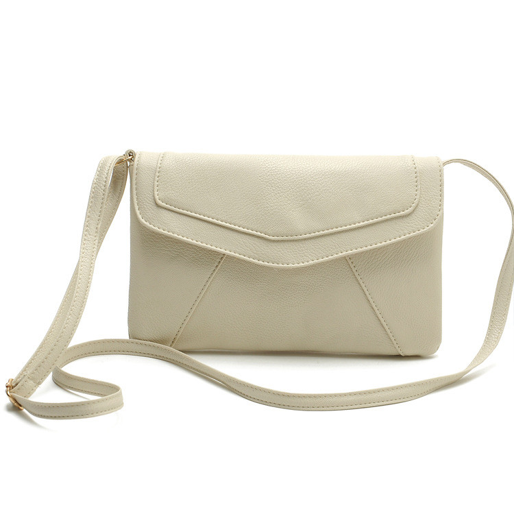 white shoulder strap purse