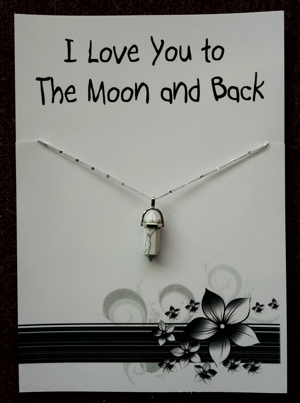 I Love You To The Moon And Back Gift Valentine's Day Woman Pendant Engagement Necklace