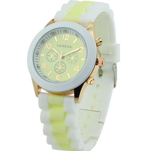 unisex fashion silicone rubber sport watches